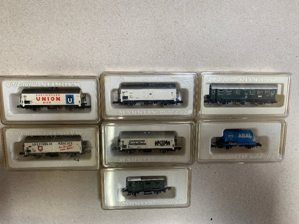 Märklin Ech. Z Mini-Club : 7 wagons neufs en boite., Enlèvement ou Envoi, Märklin