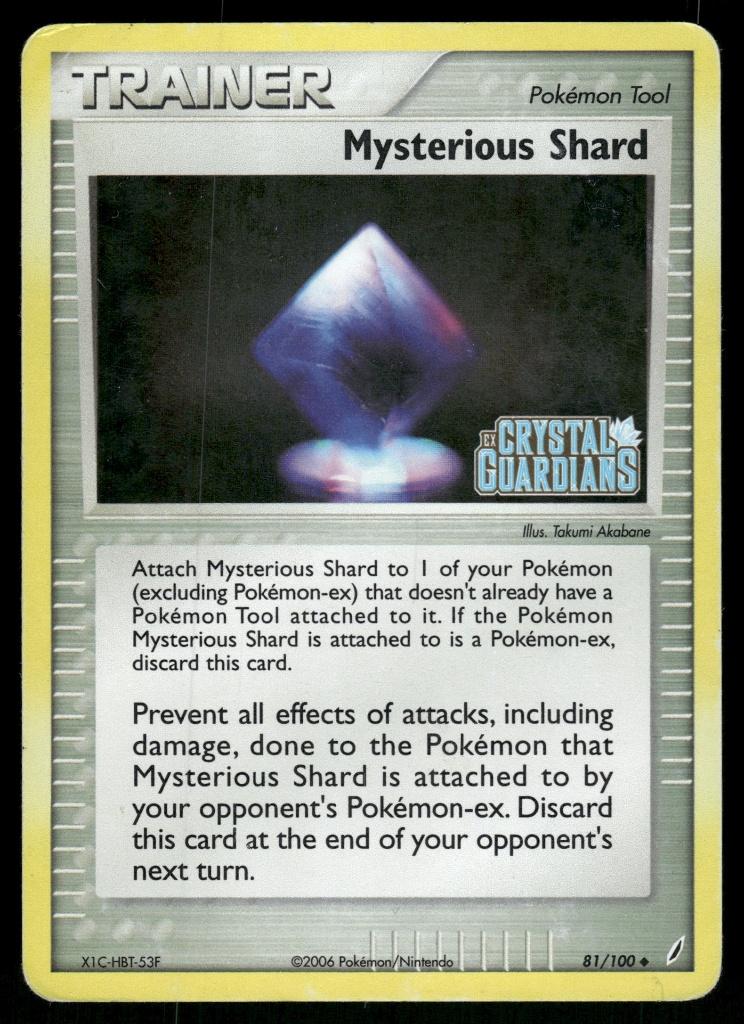Mysterious Shard 81/100 - Crystal Guardians (Reverse Holo) (, Verzenden, Gebruikt