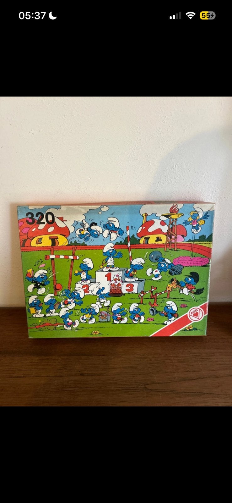 Oude puzzel Jigsaw De Smurfen, Verzamelen, Ophalen of Verzenden