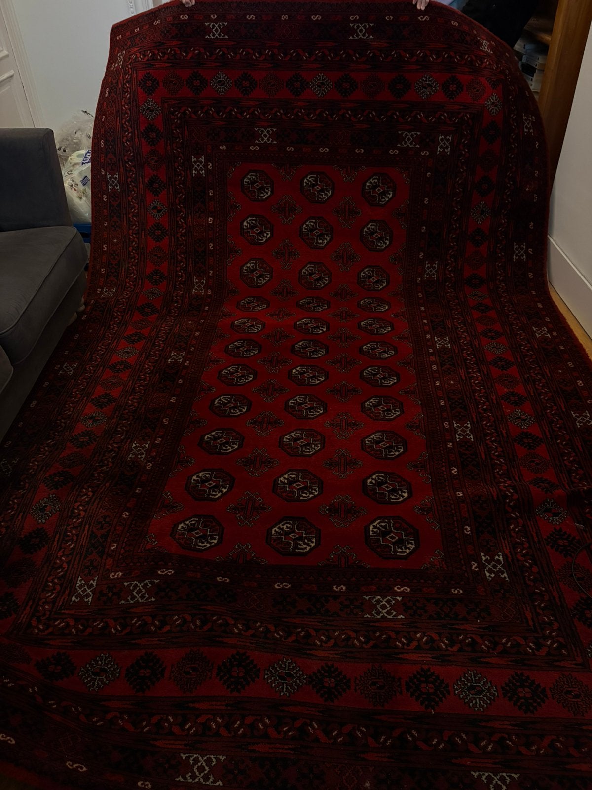 Tapis style afghan traditionnel 200x300, Enlèvement, Utilisé