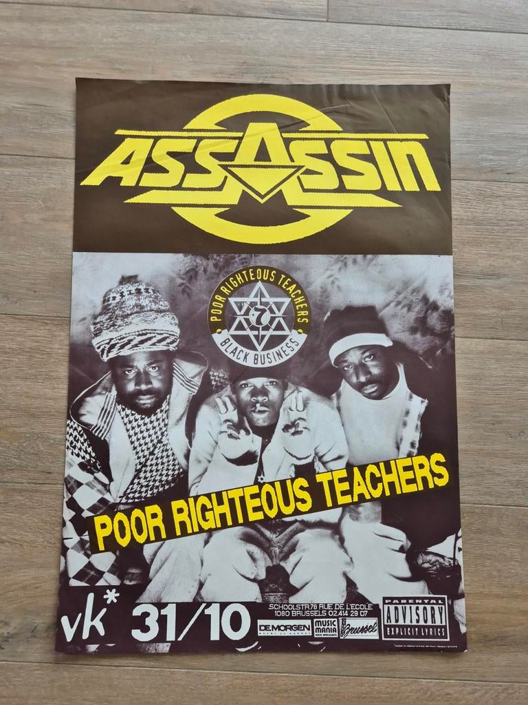 Affiche du concert Assassin Vk., Enlèvement ou Envoi, Comme neuf, Musique