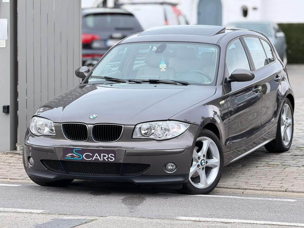 Bmw 118i ** Automaat ** Open dak ** Leder ** Airco **, Auto's, Automaat, 1995 cc, Beige, Bedrijf