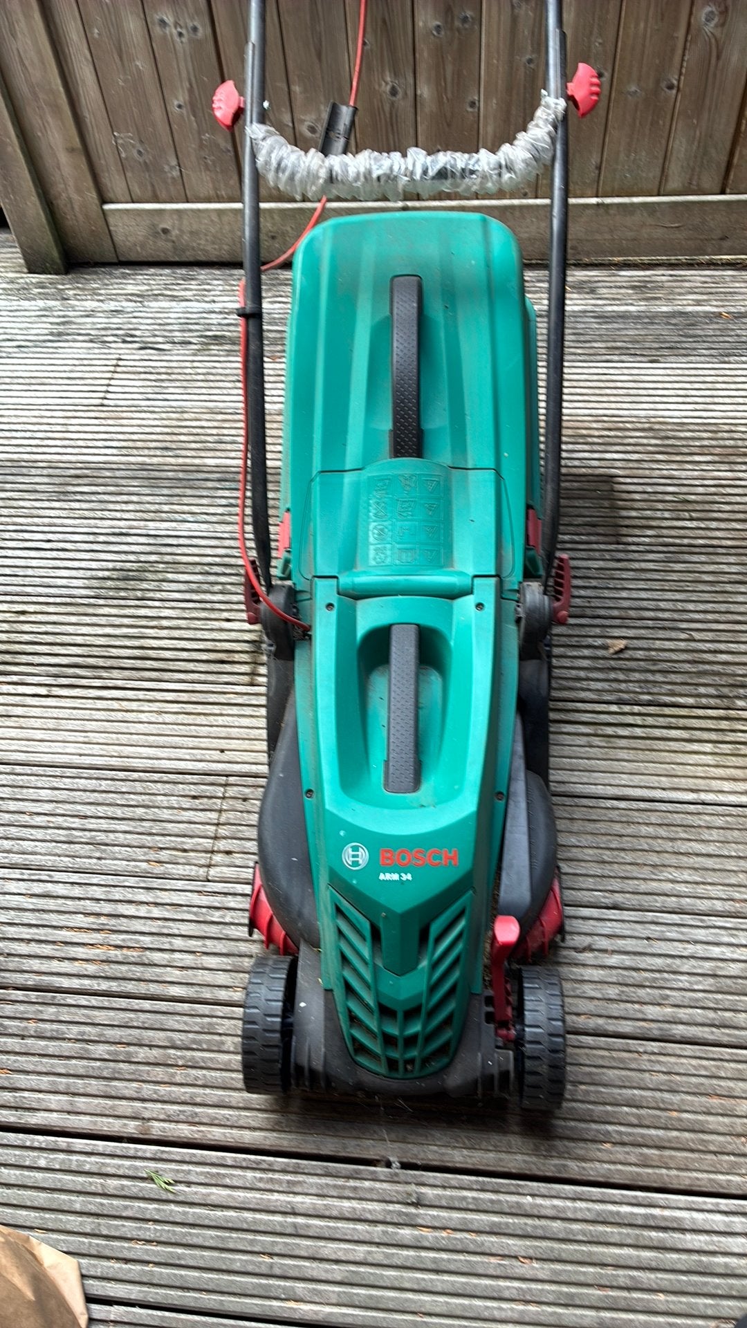 Grasmachine, Tuin en Terras, Ophalen, Cirkelmaaier, Gebruikt, Elektrische grasmaaier