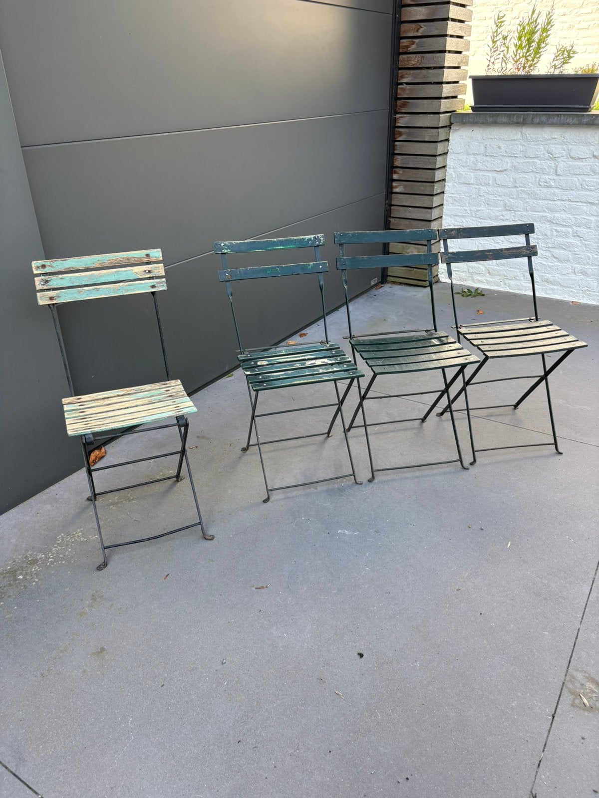 Ancienne chaises de café, Enlèvement, Utilisé