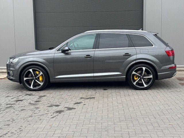Audi Q7 E-tron pano dak matrix, Auto's, Automaat, https://public.car-pass.be/vhr/2672dd74-6f5b-460e-8934-99fee50b94c1, Beige, Bedrijf