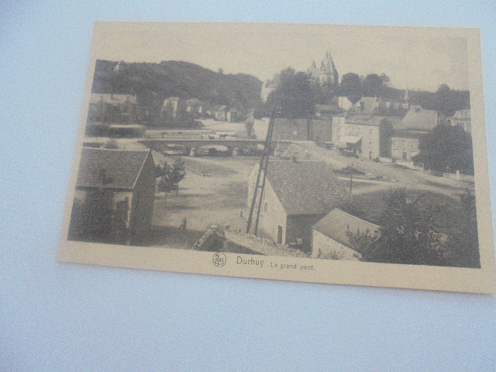 durbuy-le grand pont, Collections, Envoi, 1920 à 1940, Non affranchie, Luxembourg