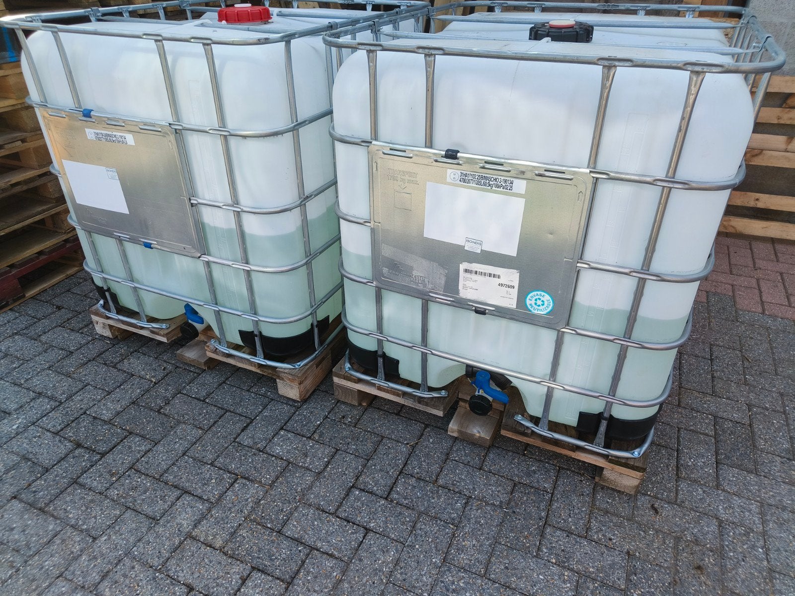 IBC vatten container kuup vat watervat regenwater tuin, Tuin en Terras, Regentonnen, Ophalen