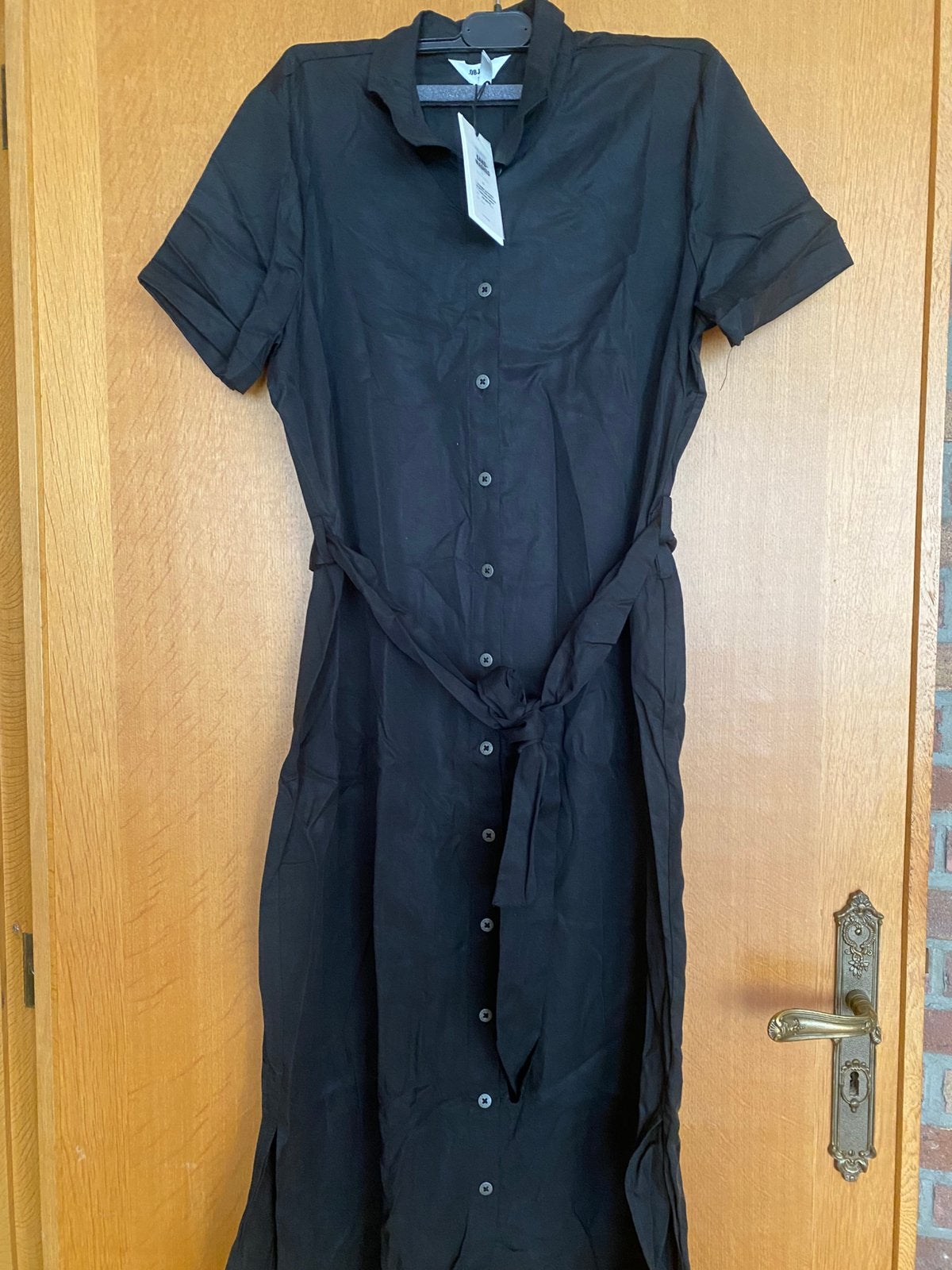 Dames jurk, Ophalen of Verzenden, Zo goed als nieuw, Maat 38/40 (M), Zwart
