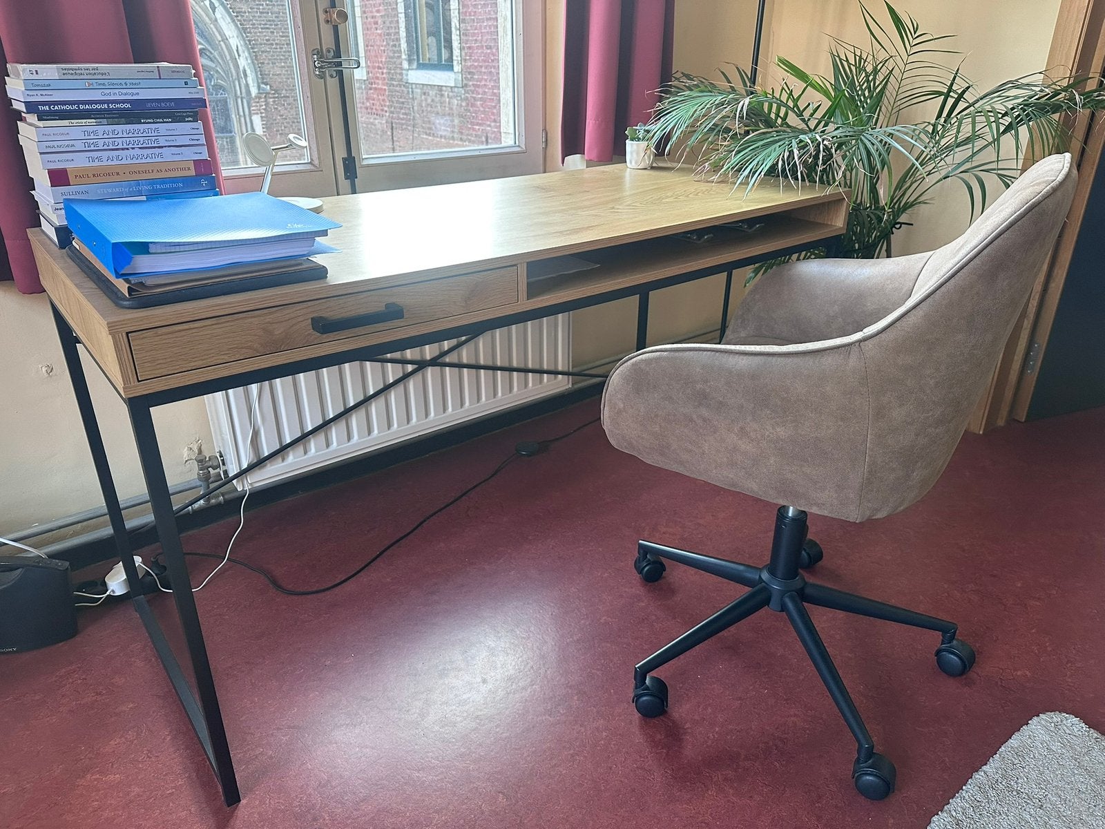 Seaford desk + office chair, Enlèvement, Comme neuf