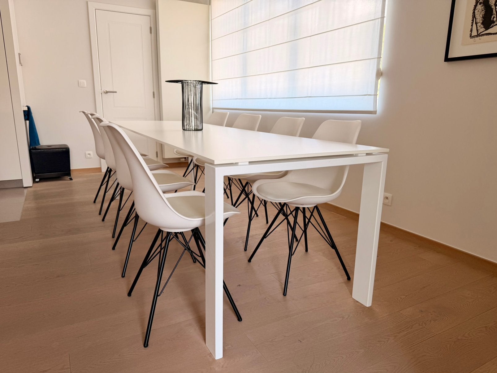 Eettafel incl 8 stoelen, Huis en Inrichting, Ophalen, Zo goed als nieuw