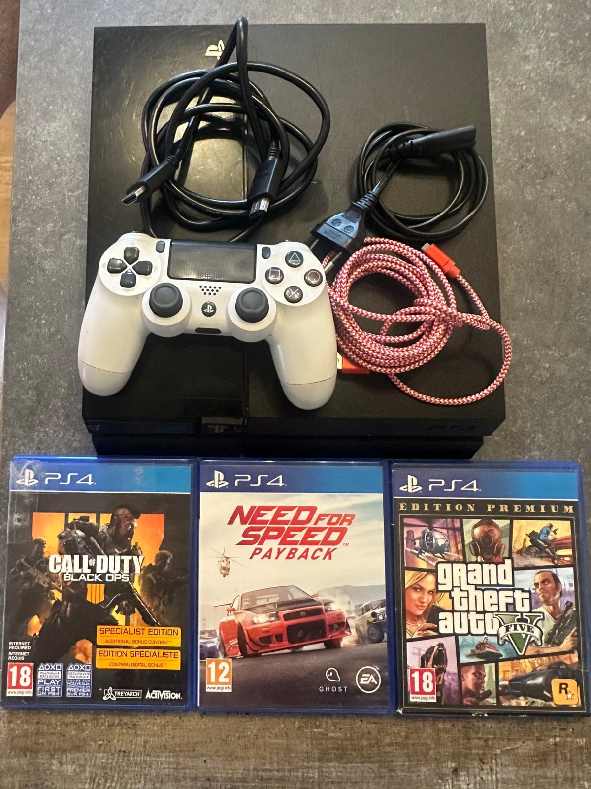 PS4 500GO, Consoles de jeu & Jeux vidéo, Consoles de jeu | Sony PlayStation 4, Enlèvement, Comme neuf