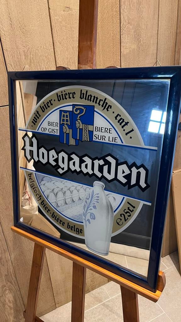 Spiegels tuborg en hoegaarden., Verzamelen, Ophalen, Zo goed als nieuw, Reclamebord, Plaat of Schild