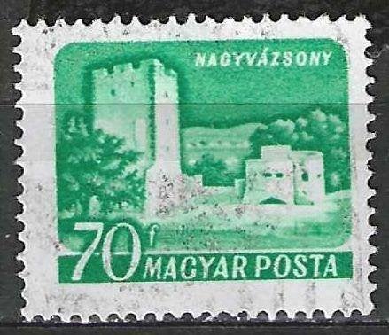 Hongrie 1960-1961 - Yvert 1339 - Châteaux (ST), Envoi, Affranchi