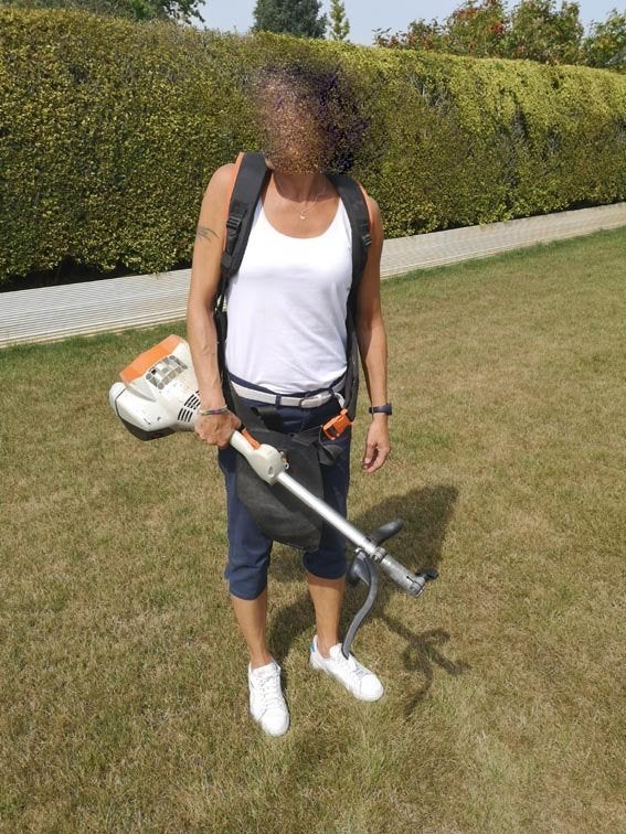 Stihl ophangset - Forst Advance Plus, Tuin en Terras, Hand-tuingereedschap, Ophalen, Gebruikt, Overige soorten, Stihl