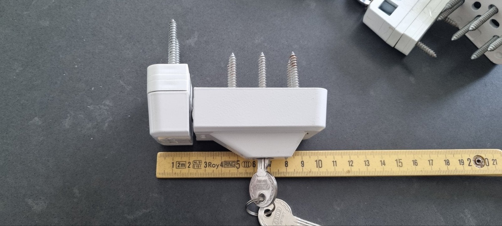 Serrures latérales Abus 3 pièces, Enlèvement, Utilisé