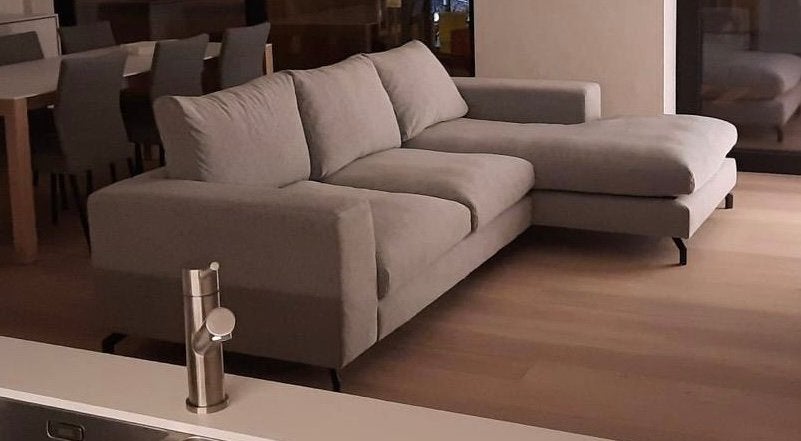 Zetel, Huis en Inrichting, Zetels | Zetels, Ophalen, Gebruikt, 125 tot 150 cm, Hoekbank