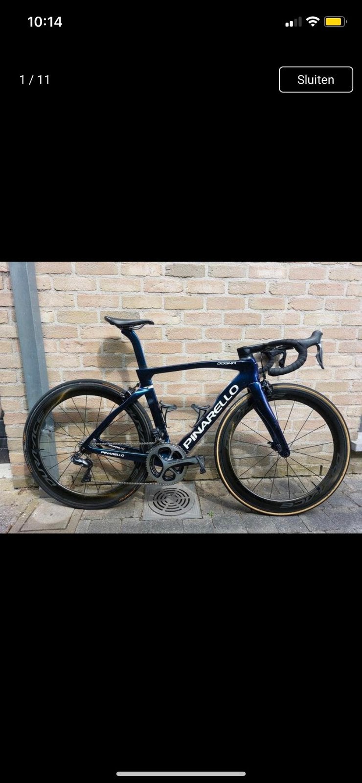 pinarello dogma f replica, Ophalen, Zo goed als nieuw, Carbon