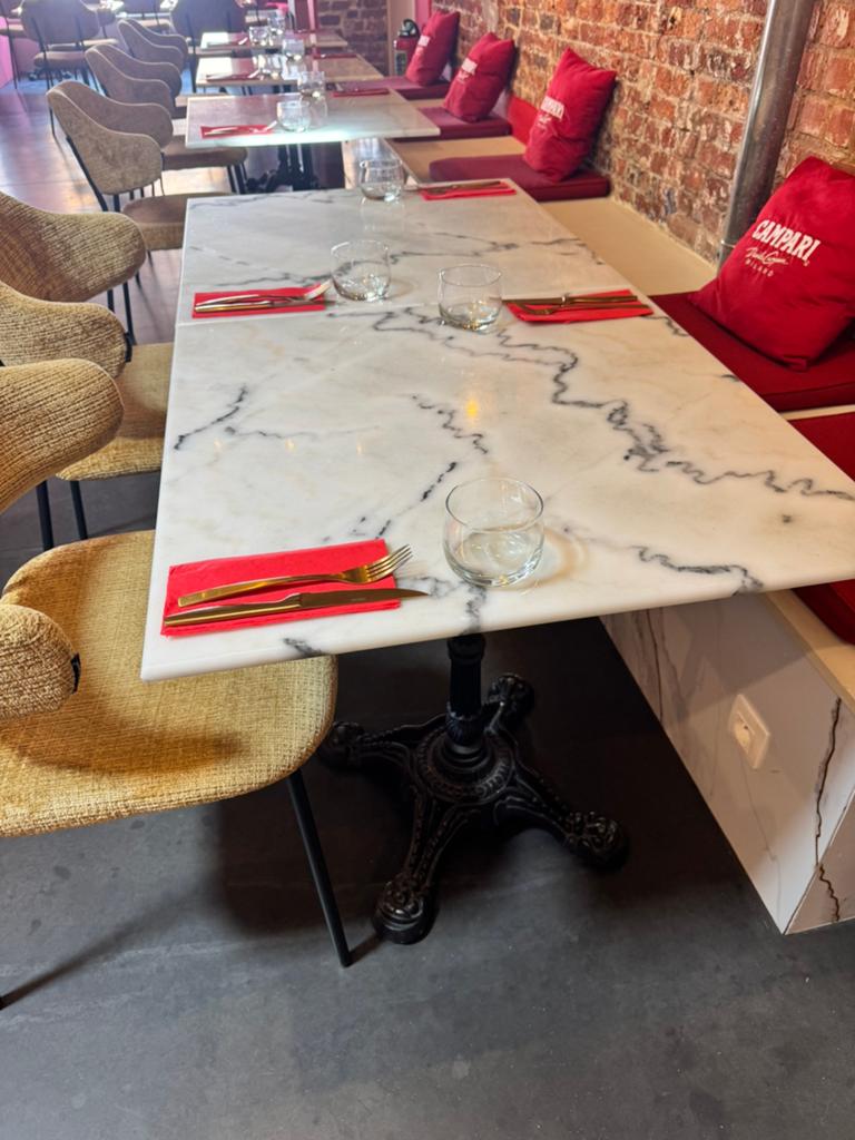 Vends table en vrai marbre 70x70, Enlèvement ou Envoi