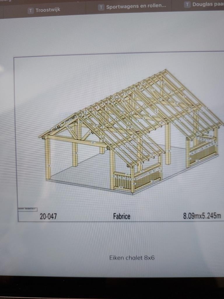 Oude eiken schuur., Doe-het-zelf en Bouw, Ophalen, Eiken