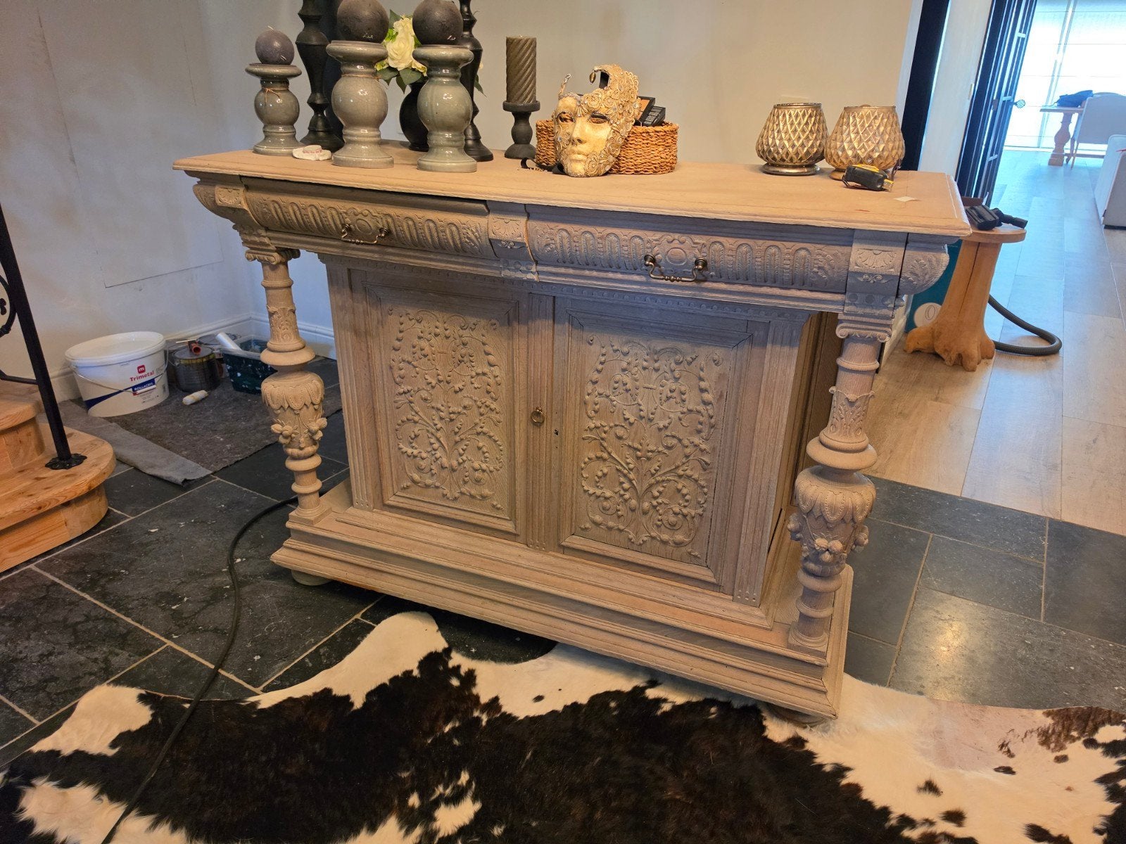 Armoire en chêne, Antiquités & Art, Antiquités | Meubles | Armoires, Enlèvement