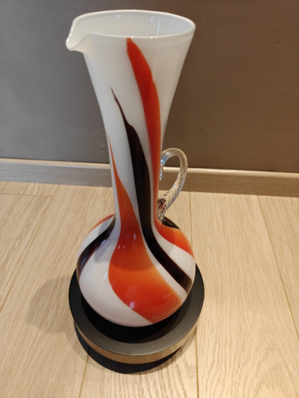 Vintage opaline karaf vaas, Antiek en Kunst, Ophalen
