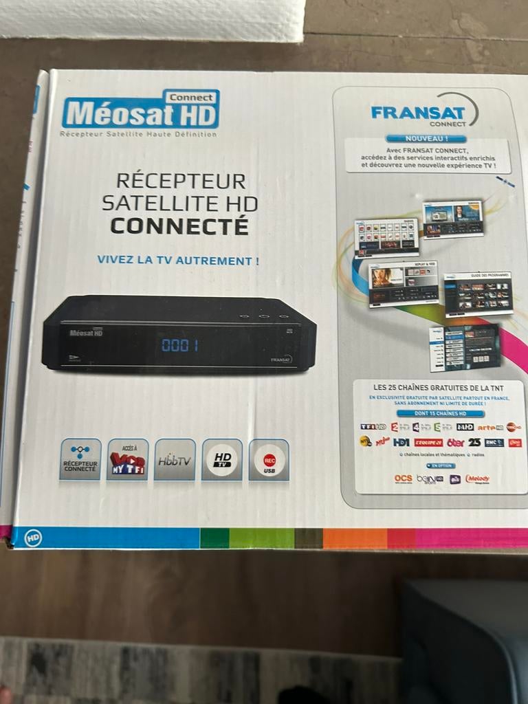 Fransat meosat ontvanger, Ophalen, Nieuw