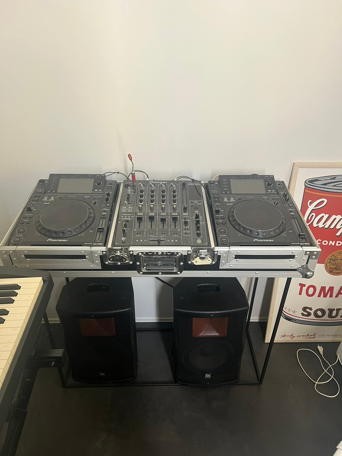 Pioneer cdj2000 setup, Ophalen, Zo goed als nieuw, Flightcase