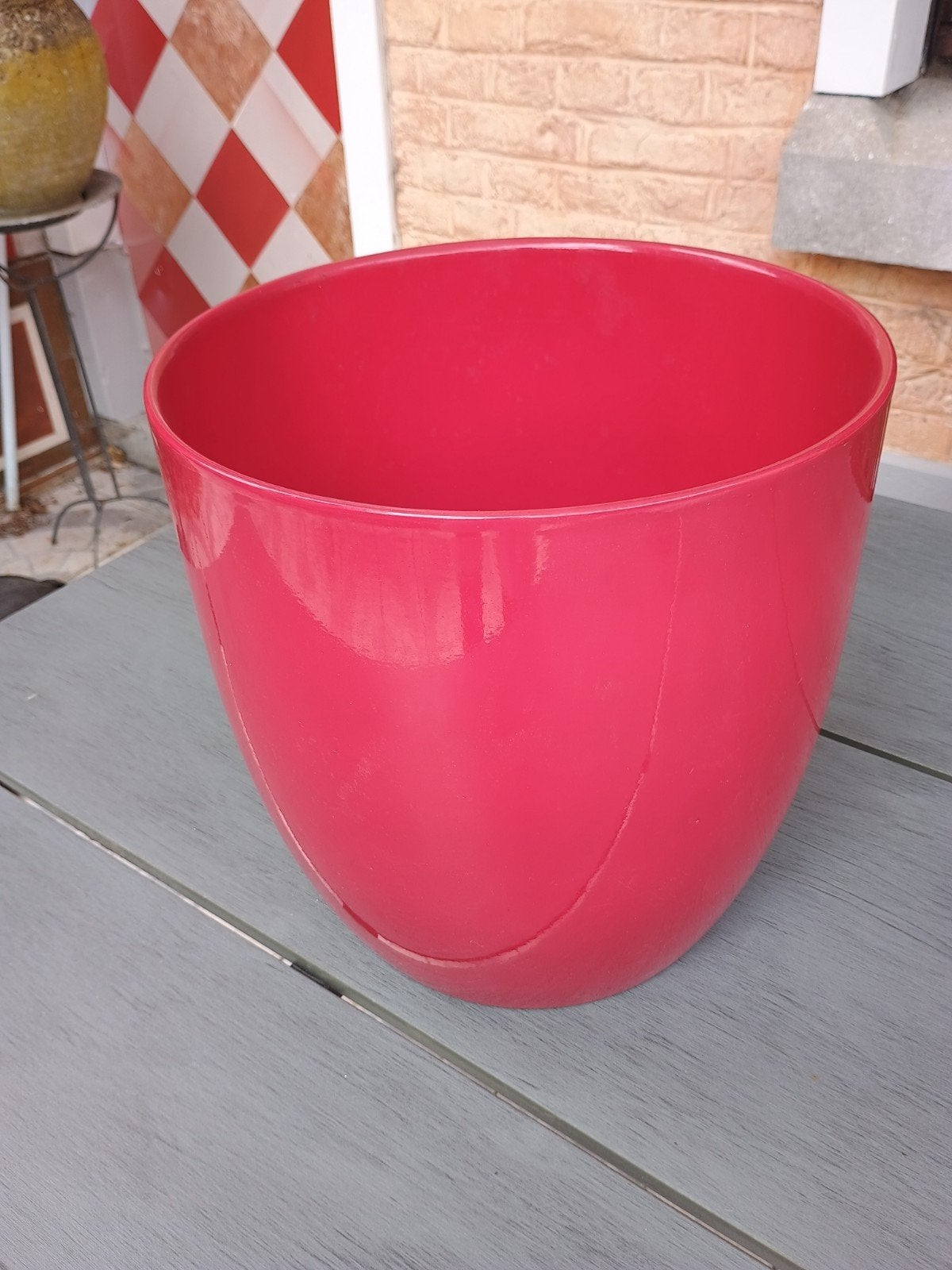 Plantenpot, Ophalen