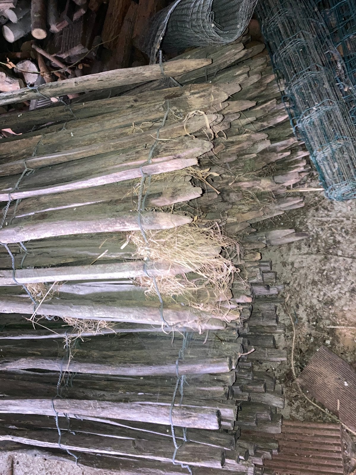 Hekwerk sier ijzer hout, Ophalen of Verzenden, Gebruikt, Hout, Spijlenhekwerk