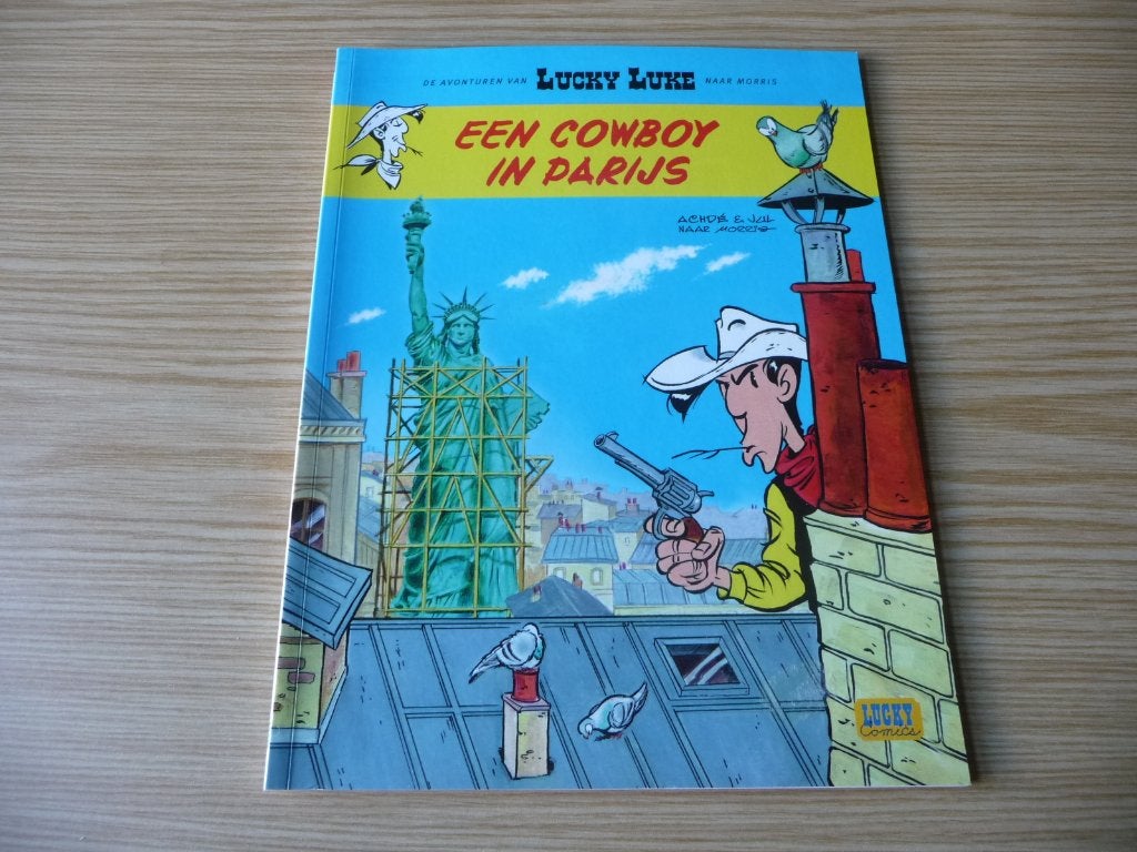 Lucky Luke 8. Een cowboy in Parijs Eerste druk € 4, Enlèvement ou Envoi, Une BD, Comme neuf, Verschillende auteurs