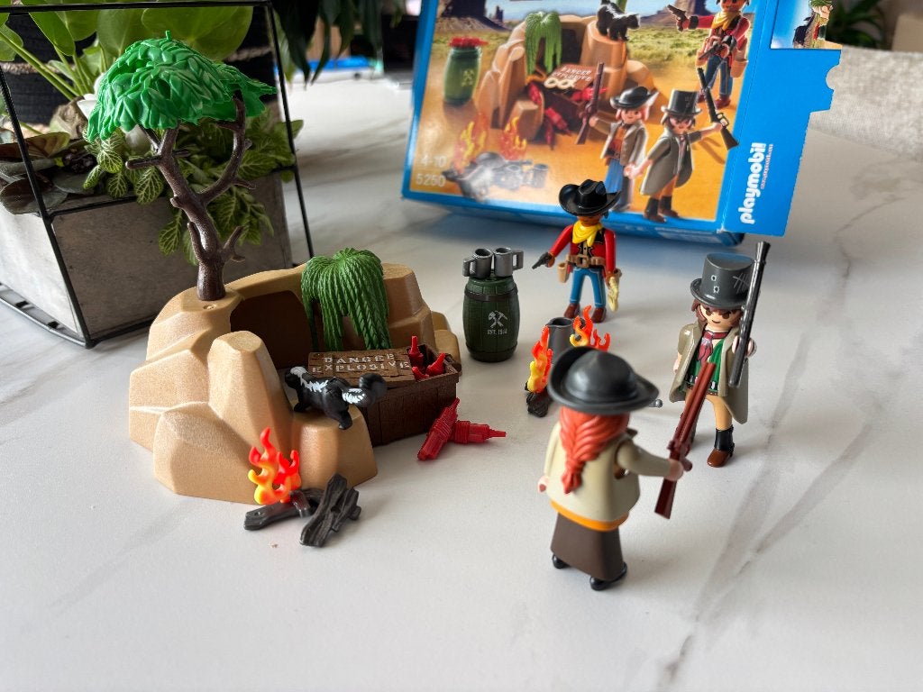Playmobil 5250 Repaire des hors-la-loi Western, Bâtiment, Comme neuf, Knights, Kit complet