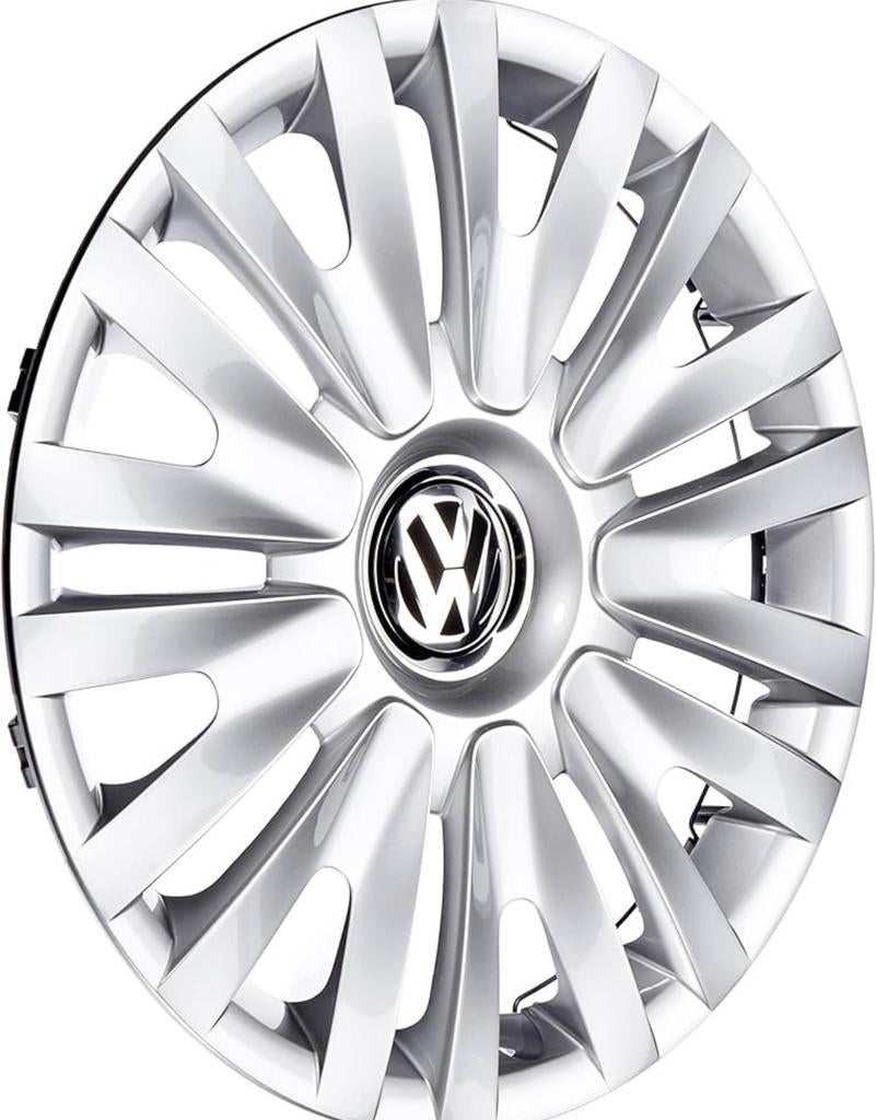 4 wieldoppen VW Caddy Passat Golf 5,6,7,8 Touran 15", Ophalen of Verzenden, Zo goed als nieuw