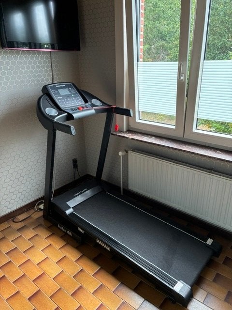 Loopband Opklapbaar - Tunturi FitRun40i, Jambes, Tapis roulant, Comme neuf, Enlèvement