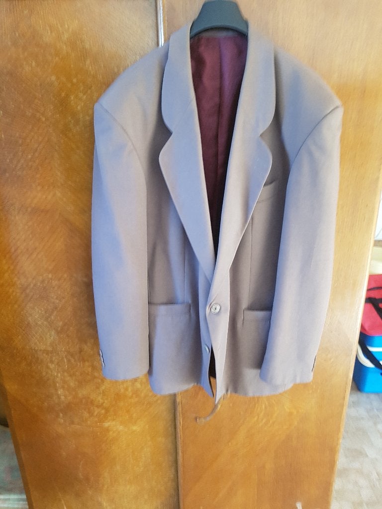 blazer, Ophalen of Verzenden, Gedragen, Maat 56/58 (XL), Beige