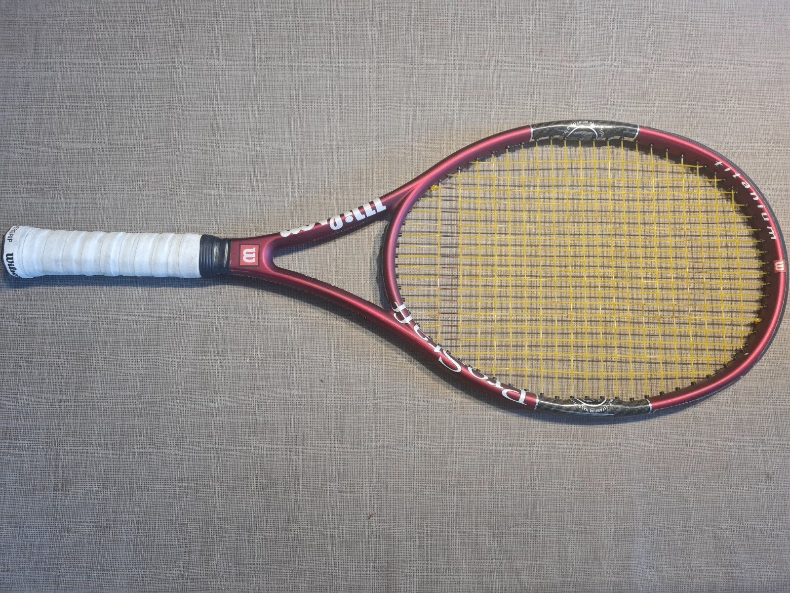 Tennisracket Wilson pro staff, Sports & Fitness, Tennis, Raquette, L4, Comme neuf, Enlèvement