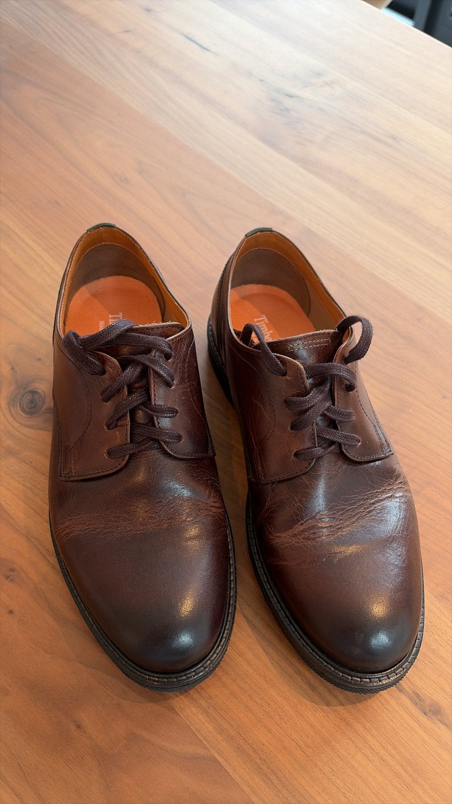 Timberland kostuumschoenen, Bruin, Overige typen, Ophalen of Verzenden, Zo goed als nieuw