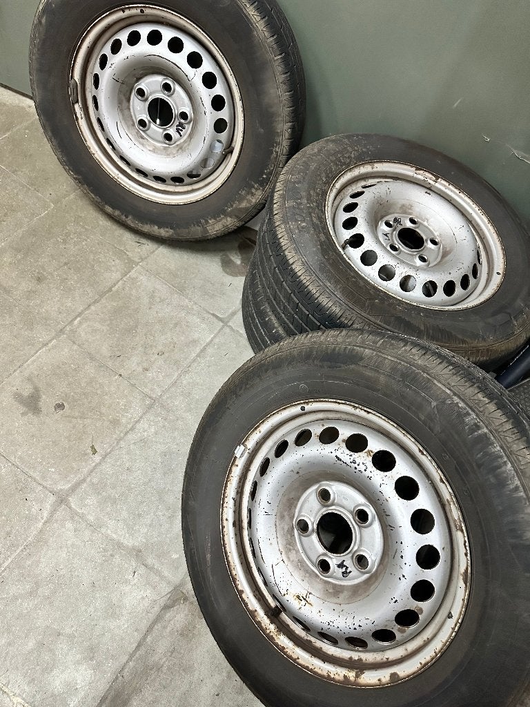 4 zomerbanden op velg, Ophalen, Banden en Velgen, Zomerbanden, Gebruikt