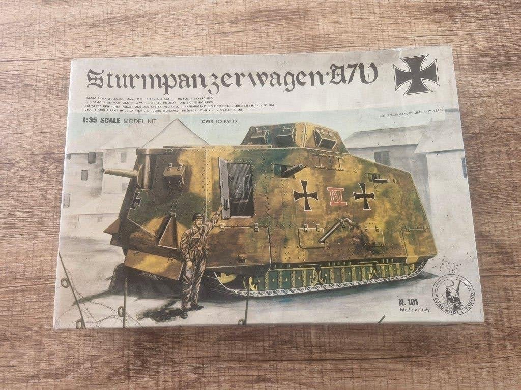 Tauro Model 1/35 Sturmpanzerwagen A7V, Neuf, Autres marques, Tank, Enlèvement ou Envoi