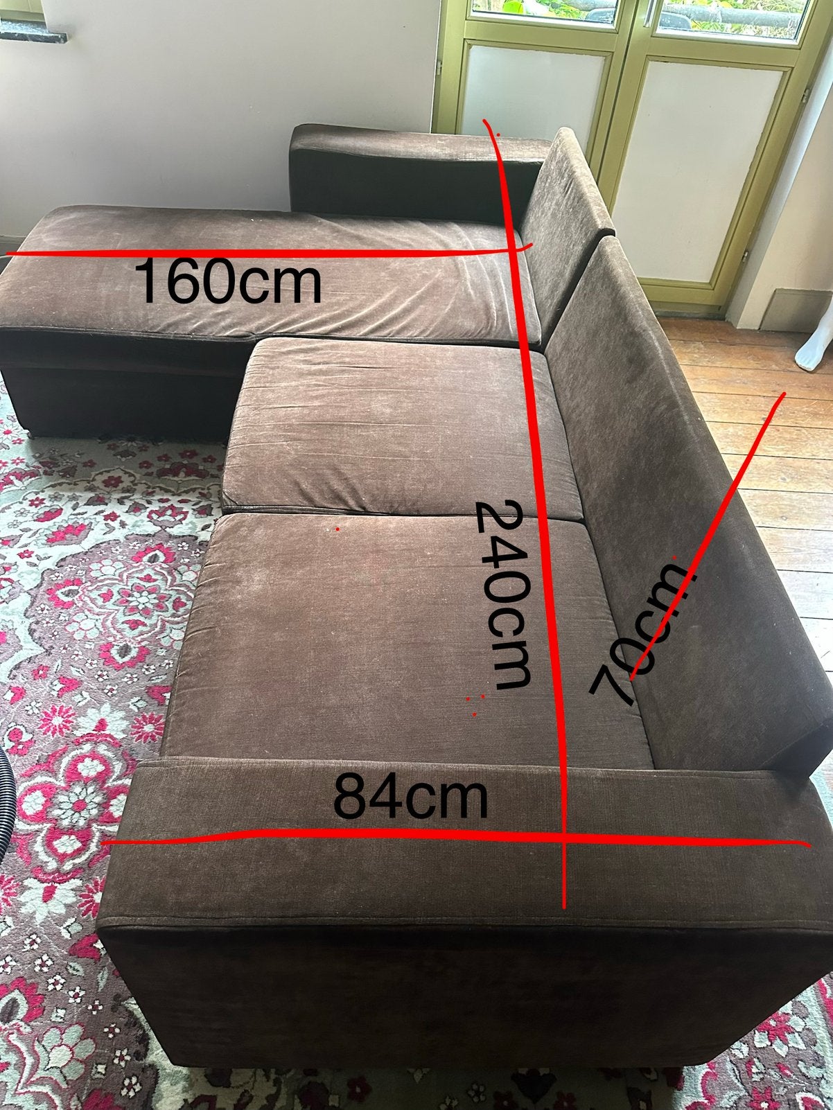 Divan, canapé, lit En L, Maison & Meubles, Canapés | Coins salons complets, Enlèvement, Utilisé