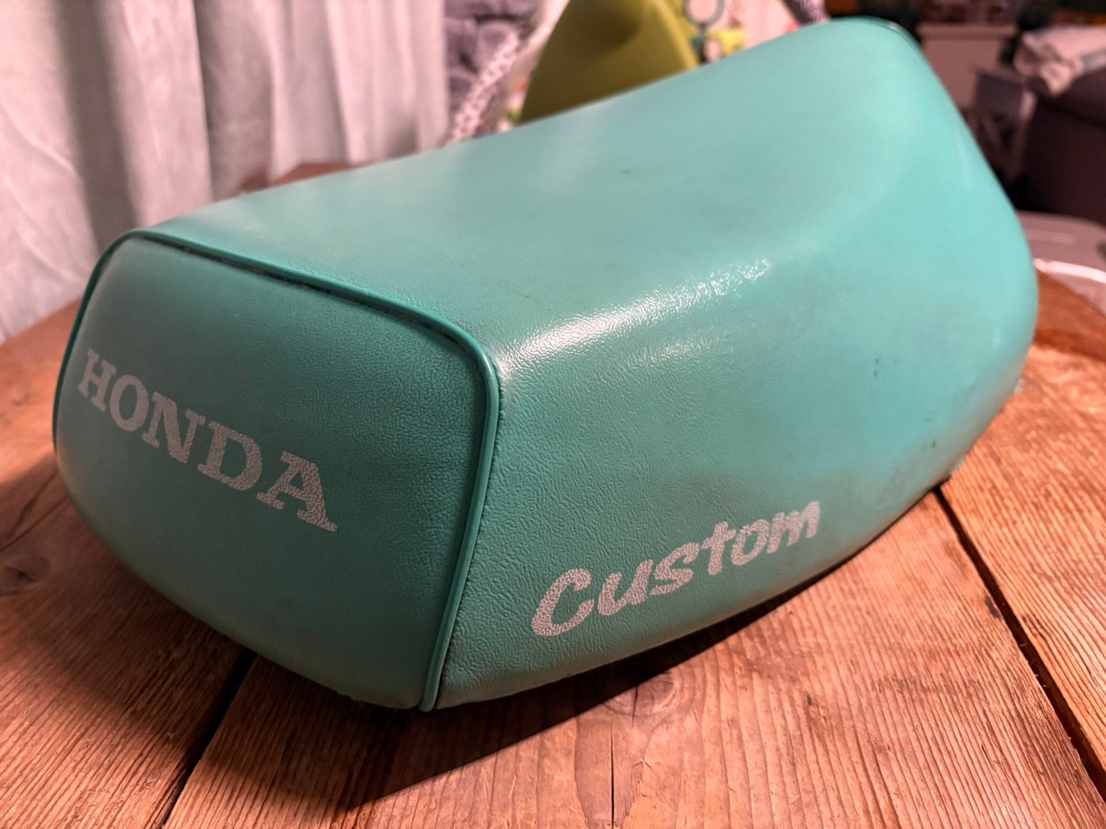 HONDA WALLAROO CUSTOM GREEN SEAT '92 goede algemene staat, Ophalen of Verzenden, Gebruikt, Zadel