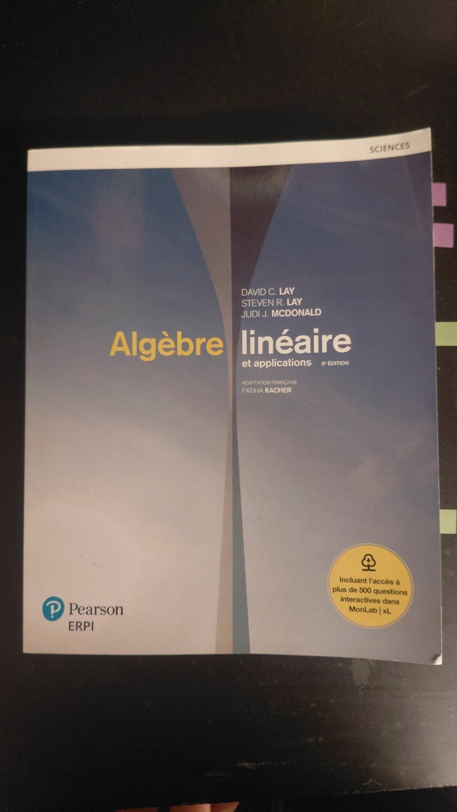Algèbre linéaire, Ophalen