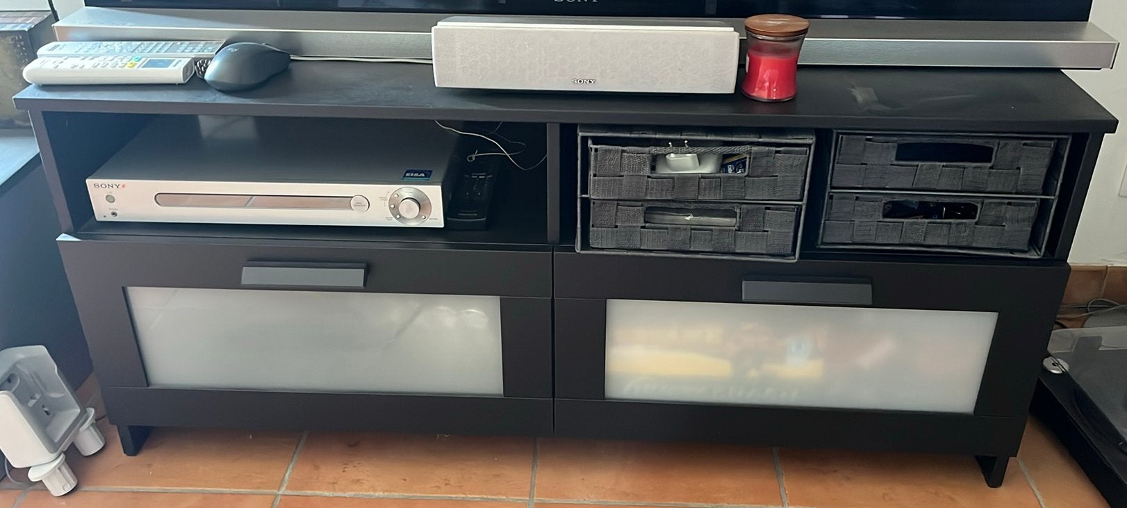 Meuble TV Brimnes, Informatique & Logiciels, Enlèvement, Comme neuf
