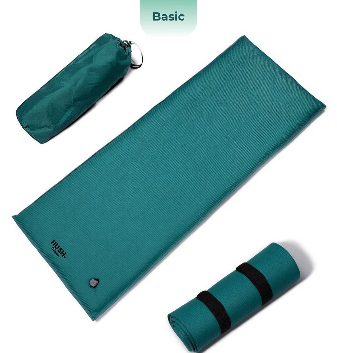 Outdoor Slaapmat basic met draagzak en geïntegreerd ventiel, Caravans en Kamperen, Ophalen of Verzenden, Nieuw, 1-persoons