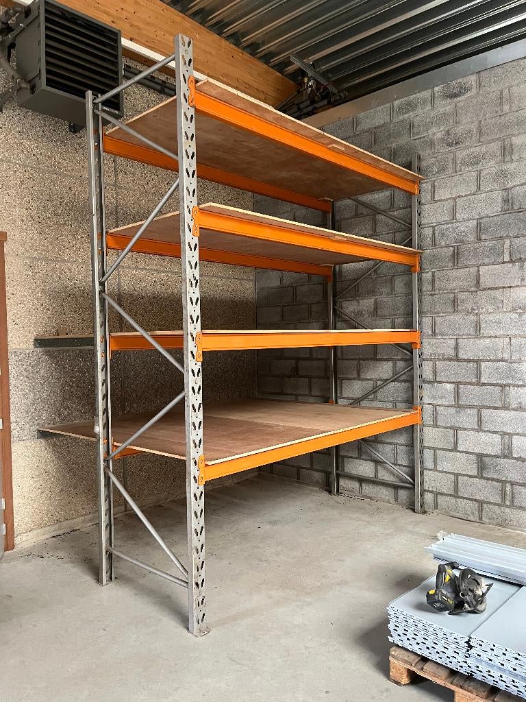 Industrieel palletrek occasion 330cm x 270cm – 4 niveaus, Ophalen