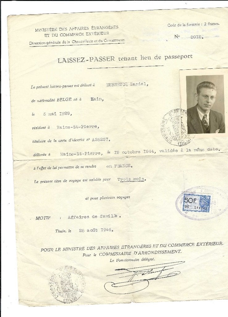 Laissez- passer tenant lieu de passeport, Enlèvement ou Envoi