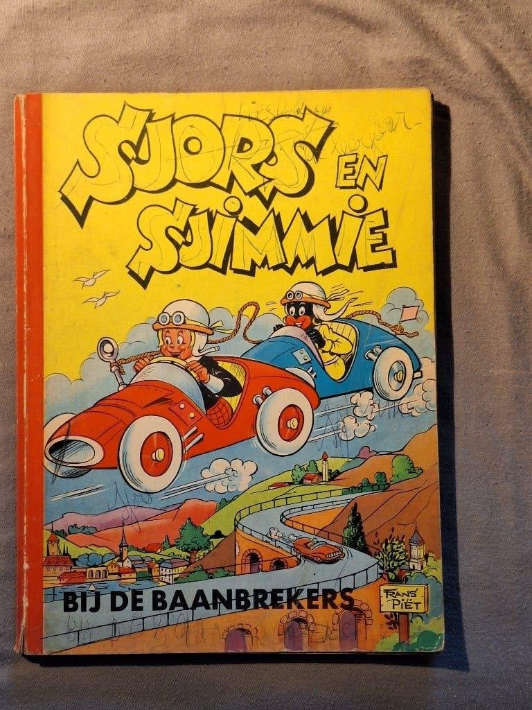 Sjors en Sjimmie 14: bij de baanbrekers, Boeken, Eén stripboek, Ophalen of Verzenden, Gelezen
