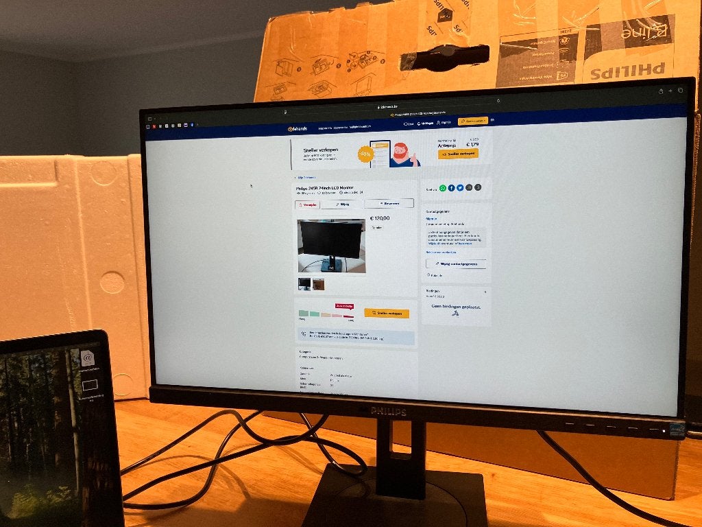 Moniteur LCD 24 pouces, Informatique & Logiciels, Moniteurs, 3 à 5 ms, Philips, IPS, Haut-parleurs intégrés