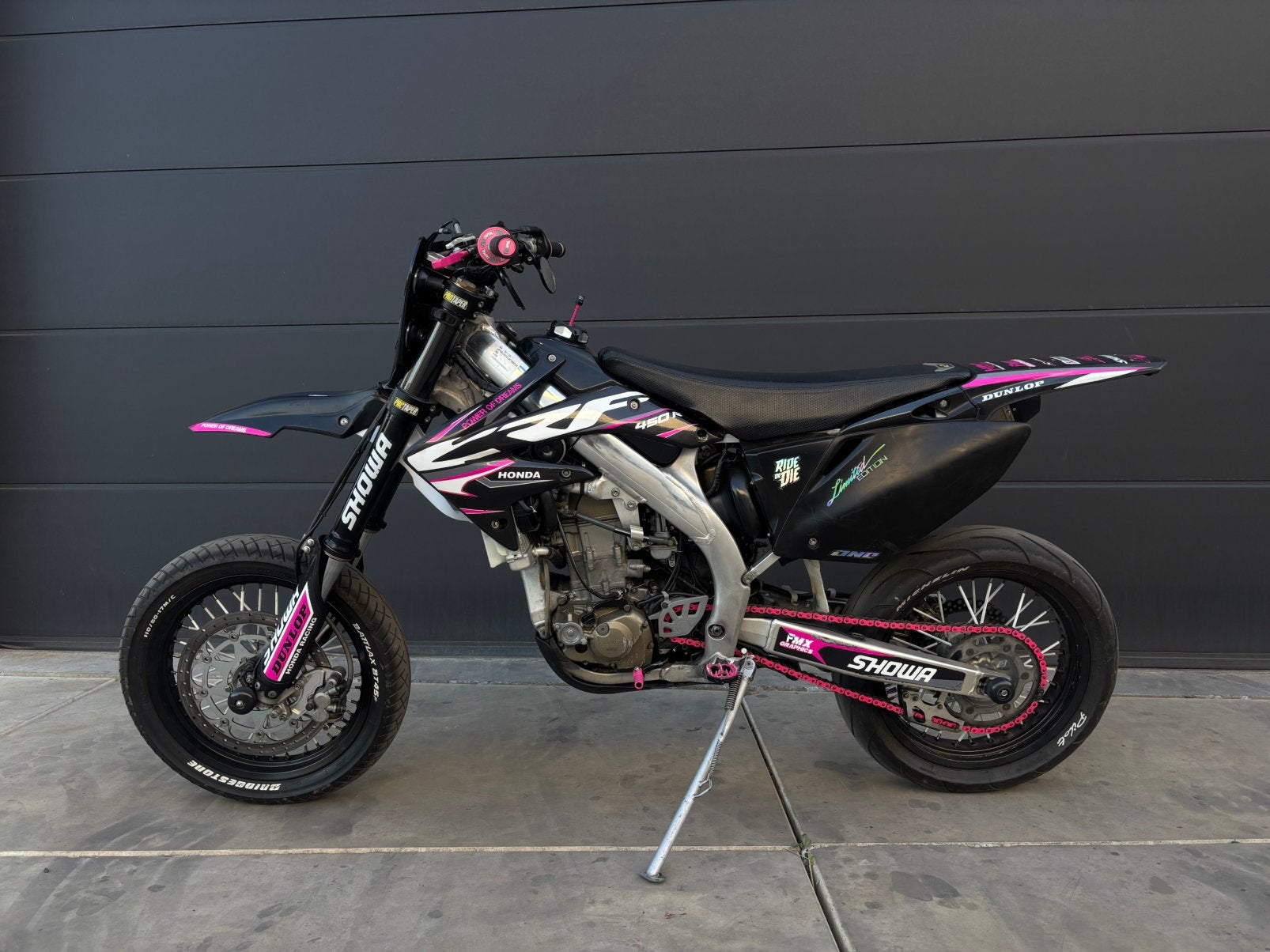 Propere honda hm 450 crf a2 papieren, Ophalen, Zo goed als nieuw