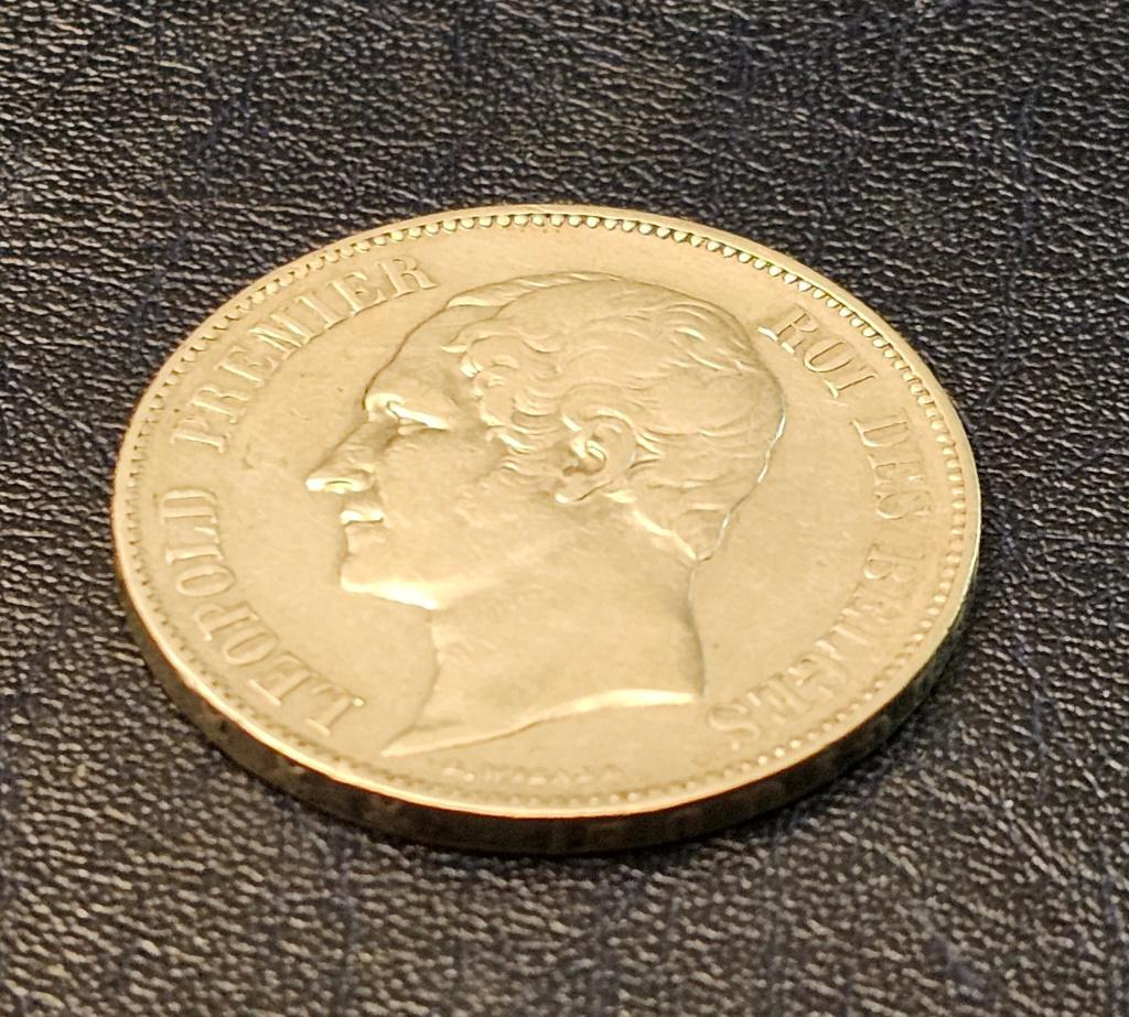 5 Frank Leopold I, Postzegels en Munten, Munten | België, Zilver, Ophalen of Verzenden, Losse munt, Zilver