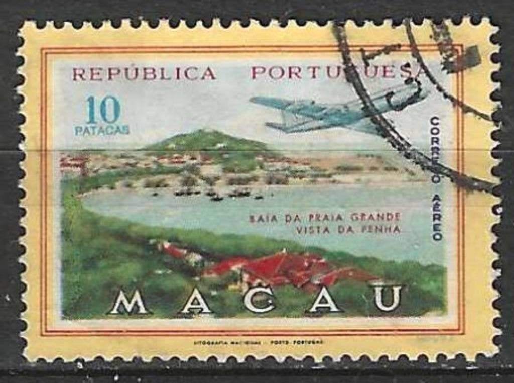 Macau 1960 - Yvert 21PA - Landschappen van Macau (ST), Verzenden, Gestempeld